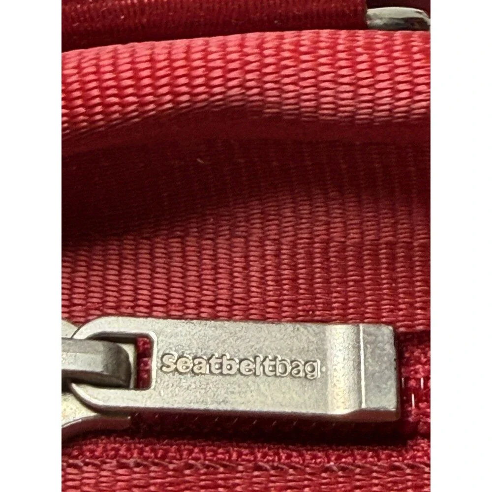 Original Seatbelt Bag Burgundy Mini Messenger Crossbody Bag Vintage Y2K Unique
